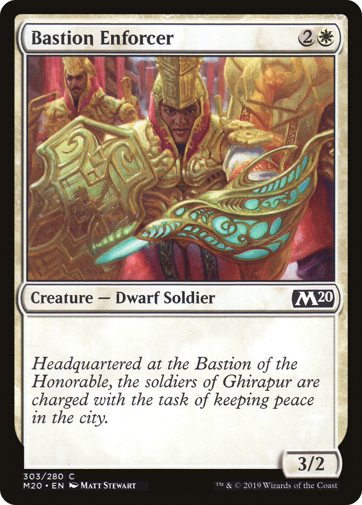 Bastion Enforcer (303) - Core Set 2020