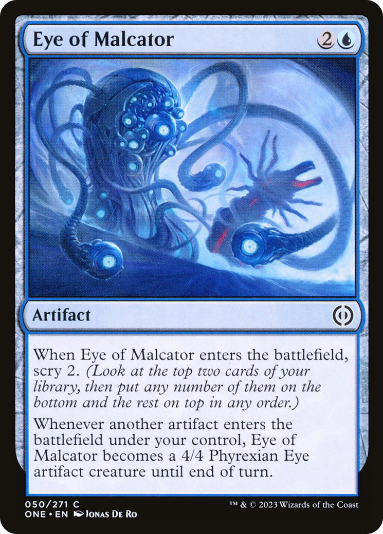 Eye of Malcator (050) Foil - Phyrexia: All Will Be One