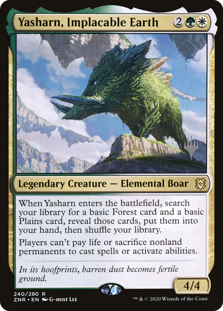 Yasharn, Implacable Earth (240) - Zendikar Rising Promos