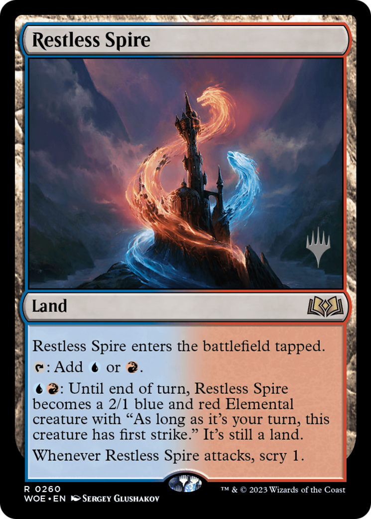 Restless Spire (260) Foil - Wilds of Eldraine Promos