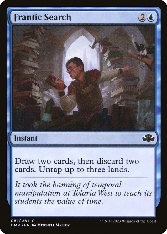 Frantic Search [Dominaria Remastered] Foil