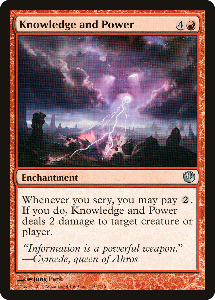 Knowledge and Power (101) Foil - Journey into Nyx