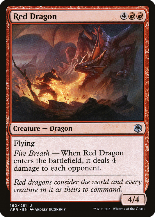 Red Dragon (160) - Adventures in the Forgotten Realms