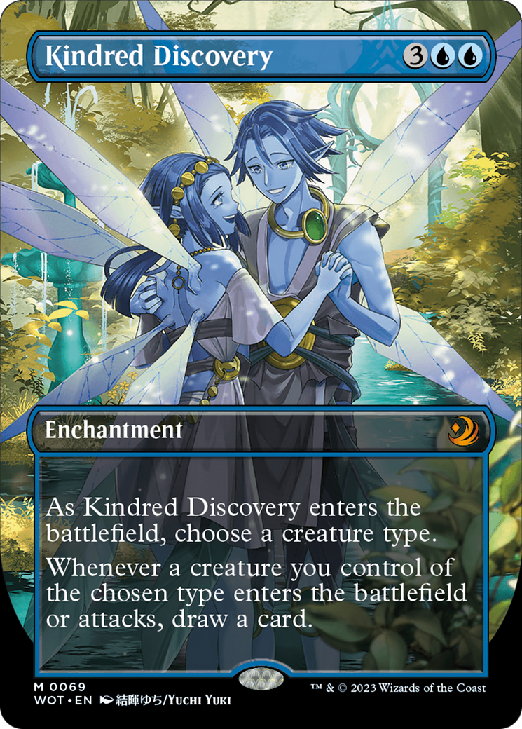 Kindred Discovery (Anime Borderless) (069) Foil - Wilds of Eldraine: Enchanting Tales