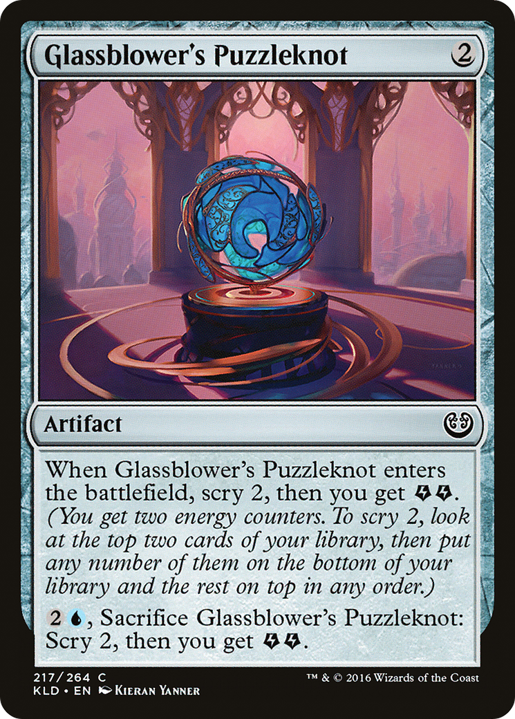 Glassblower's Puzzleknot [Kaladesh] | Silver Goblin