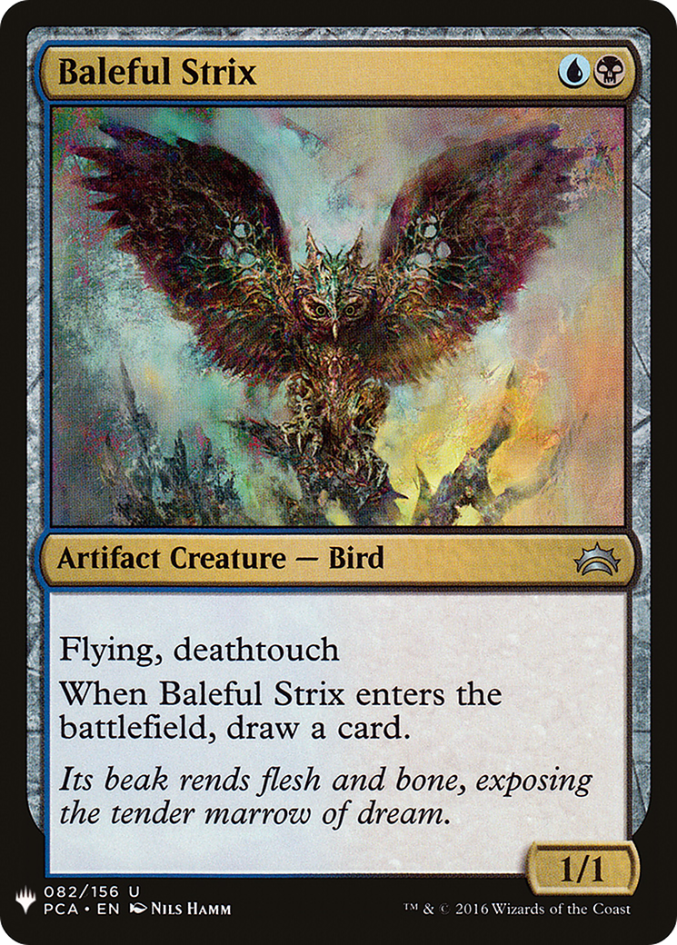 Baleful Strix (PCA-82) - The List