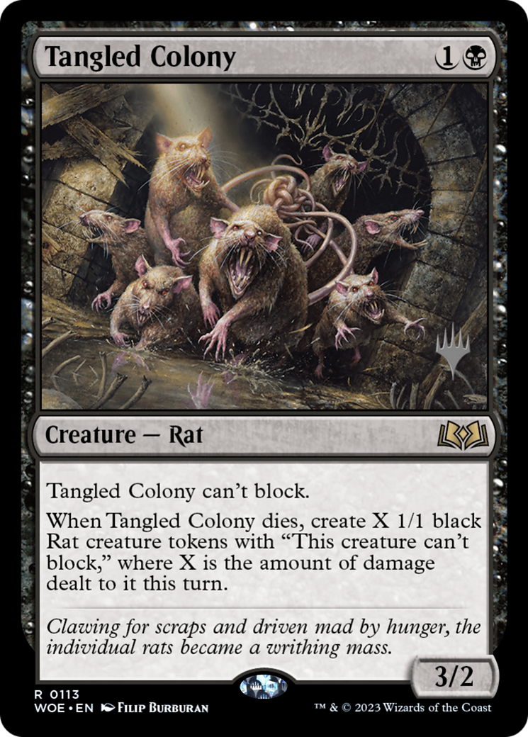 Tangled Colony (113p) Foil - Wilds of Eldraine Promos