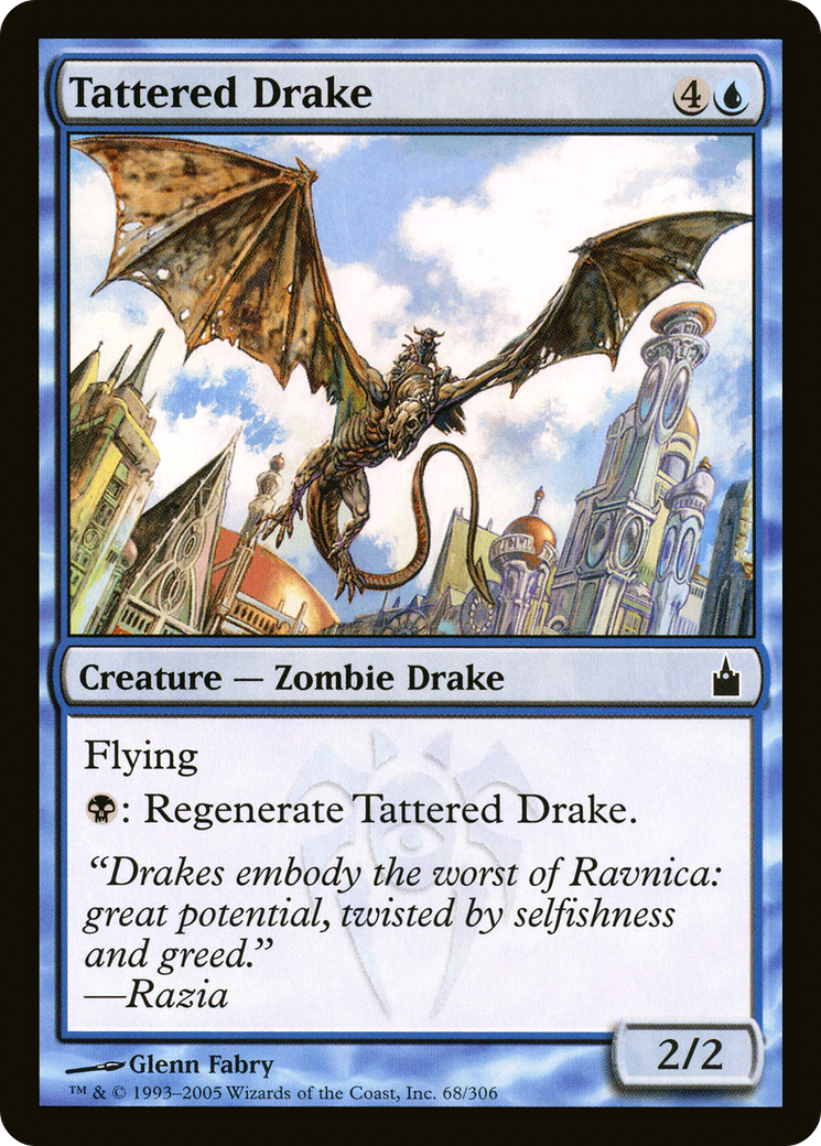 Tattered Drake (068) - Ravnica: City of Guilds