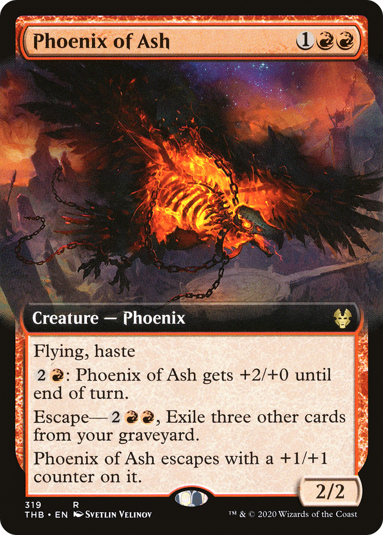 Phoenix of Ash (Extended Art) (319) - Theros Beyond Death
