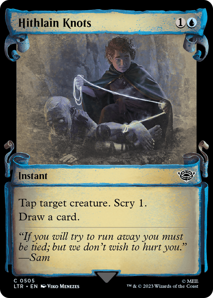 Hithlain Knots (Showcase) (505) Foil - The Lord of the Rings: Tales of Middle-earth