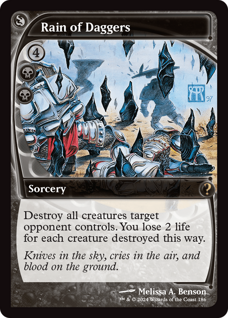 Rain of Daggers (Future Sight) (186) - Mystery Booster 2