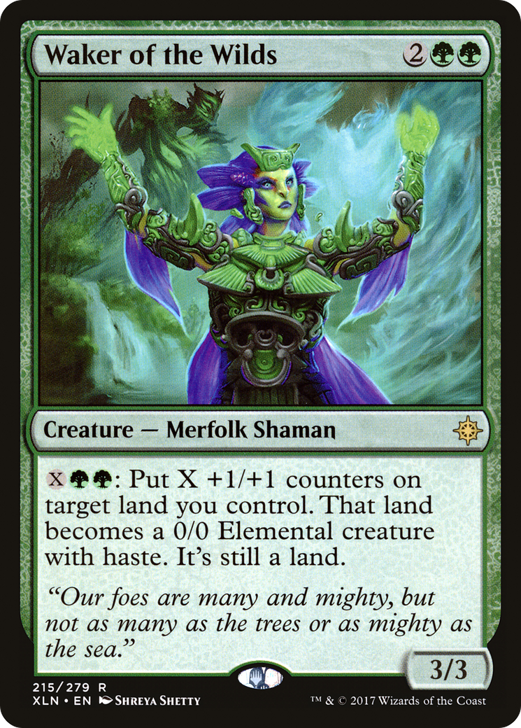 Waker of the Wilds (215) Foil - Ixalan