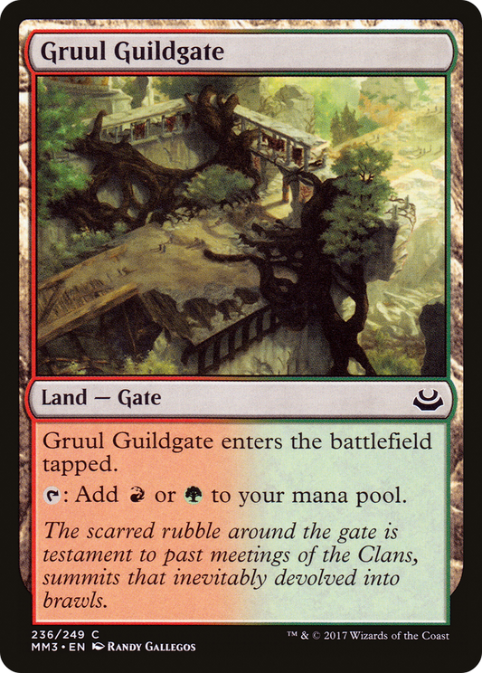 Gruul Guildgate (236) Foil - Modern Masters 2017
