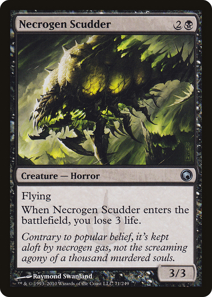 Necrogen Scudder (071) Foil - Scars of Mirrodin