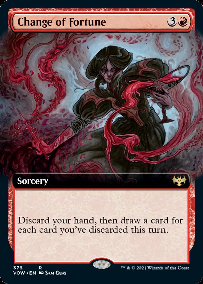 Change of Fortune (Extended Art) [Innistrad: Crimson Vow] | Silver Goblin