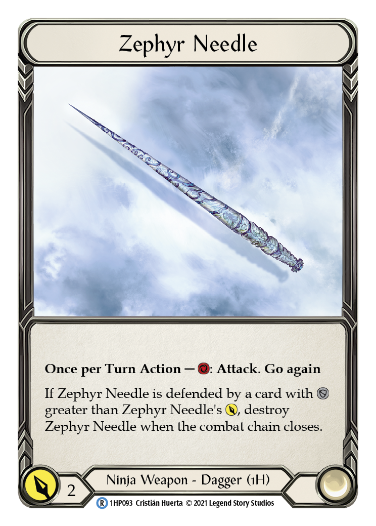 Zephyr Needle (Left) [1HP093] (History Pack 1) | Silver Goblin