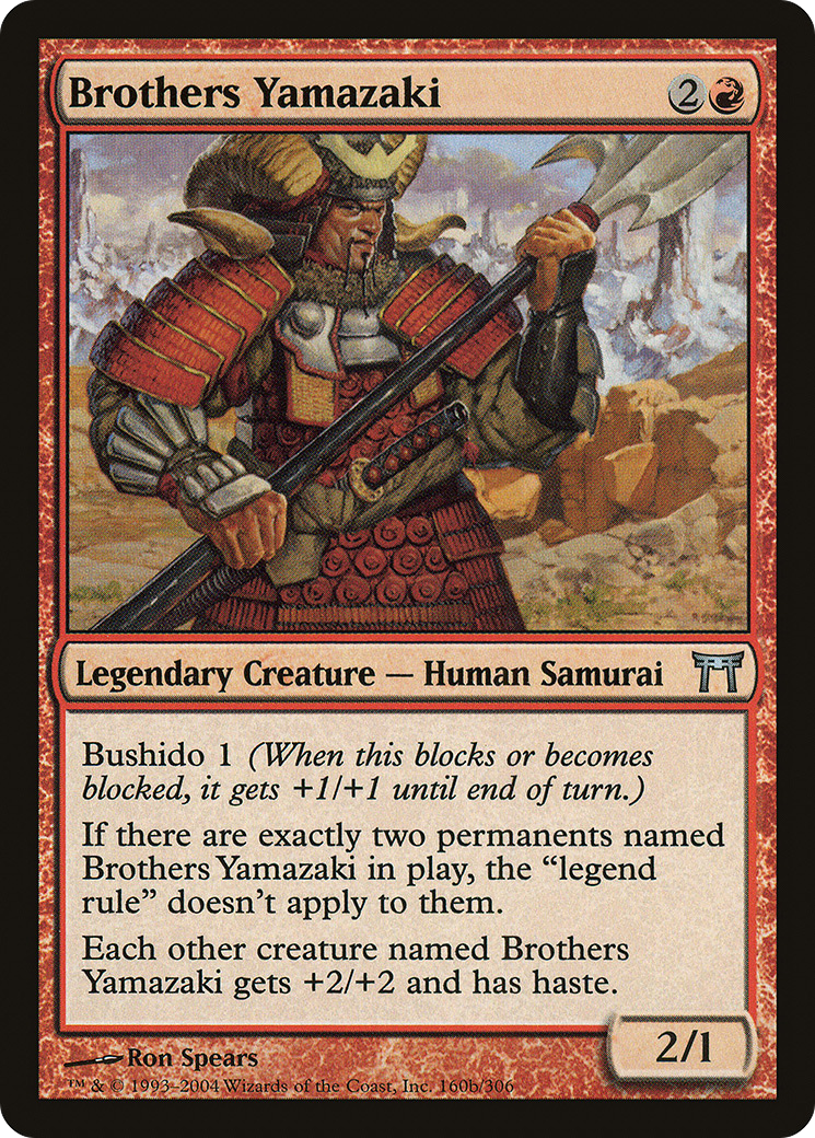 Brothers Yamazaki (160b/306) [Champions of Kamigawa] | Silver Goblin