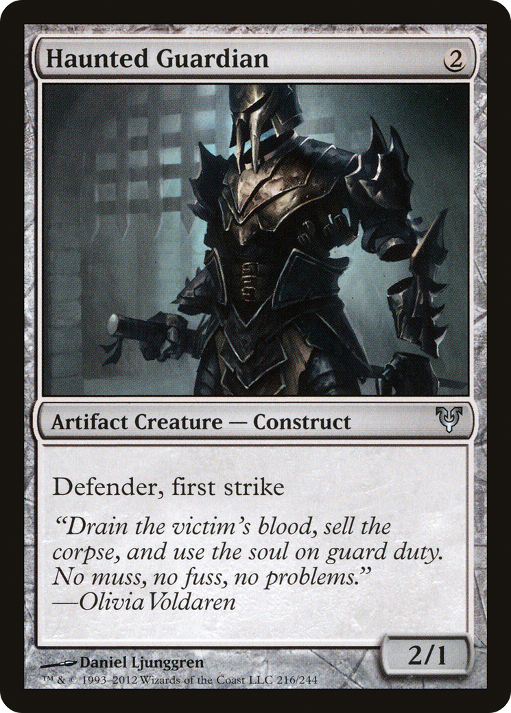 Haunted Guardian (216) Foil - Avacyn Restored