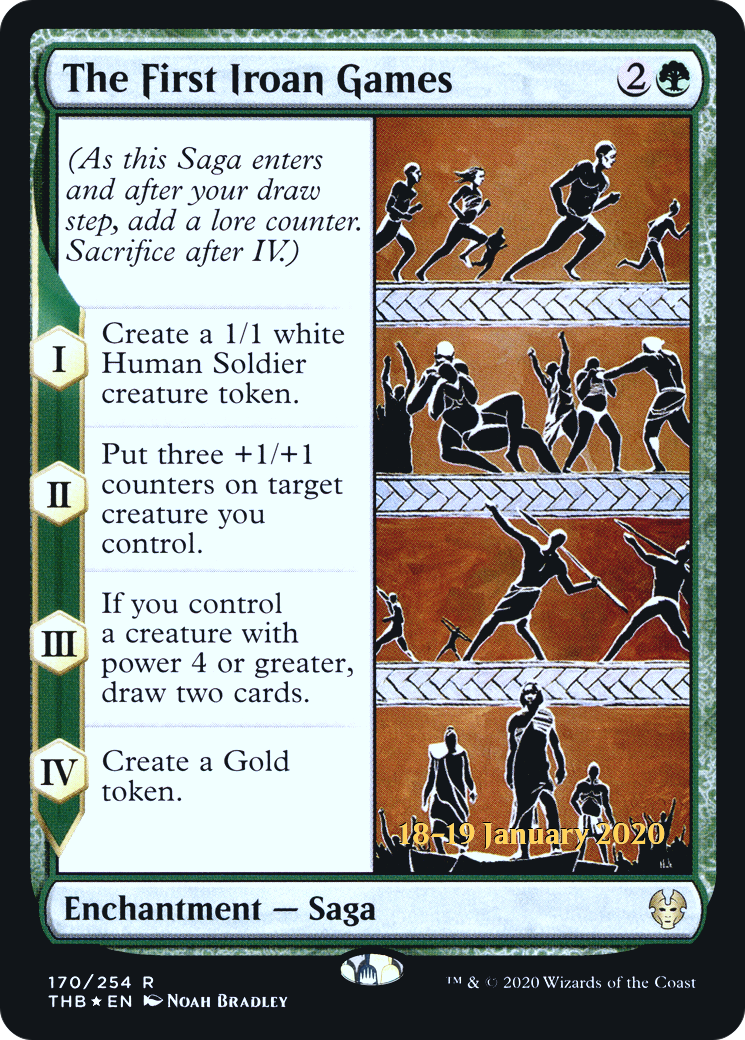 The First Iroan Games (170s) Foil - Theros Beyond Death Promos