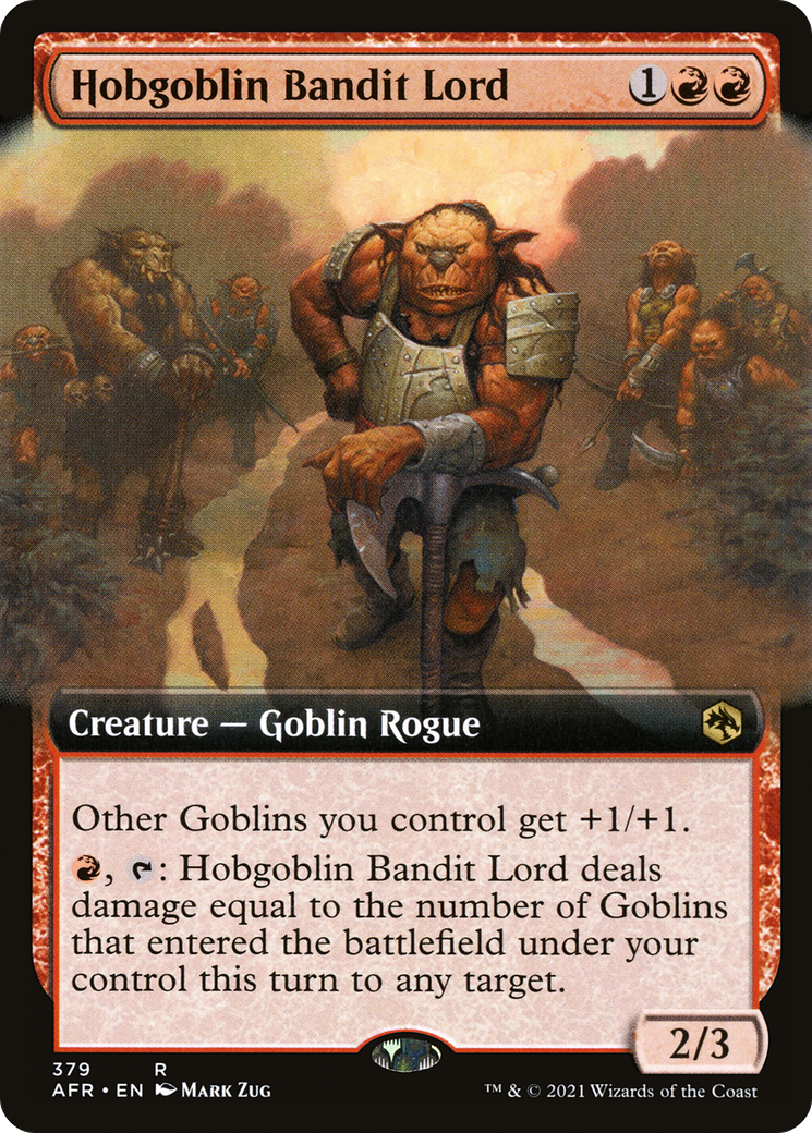 Hobgoblin Bandit Lord (Extended Art) (379) - Adventures in the Forgotten Realms