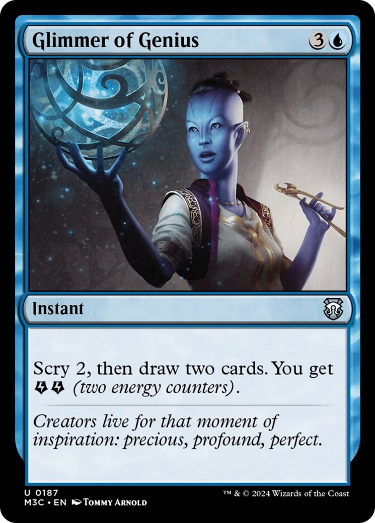 Glimmer of Genius [Modern Horizons 3 Commander] | Silver Goblin