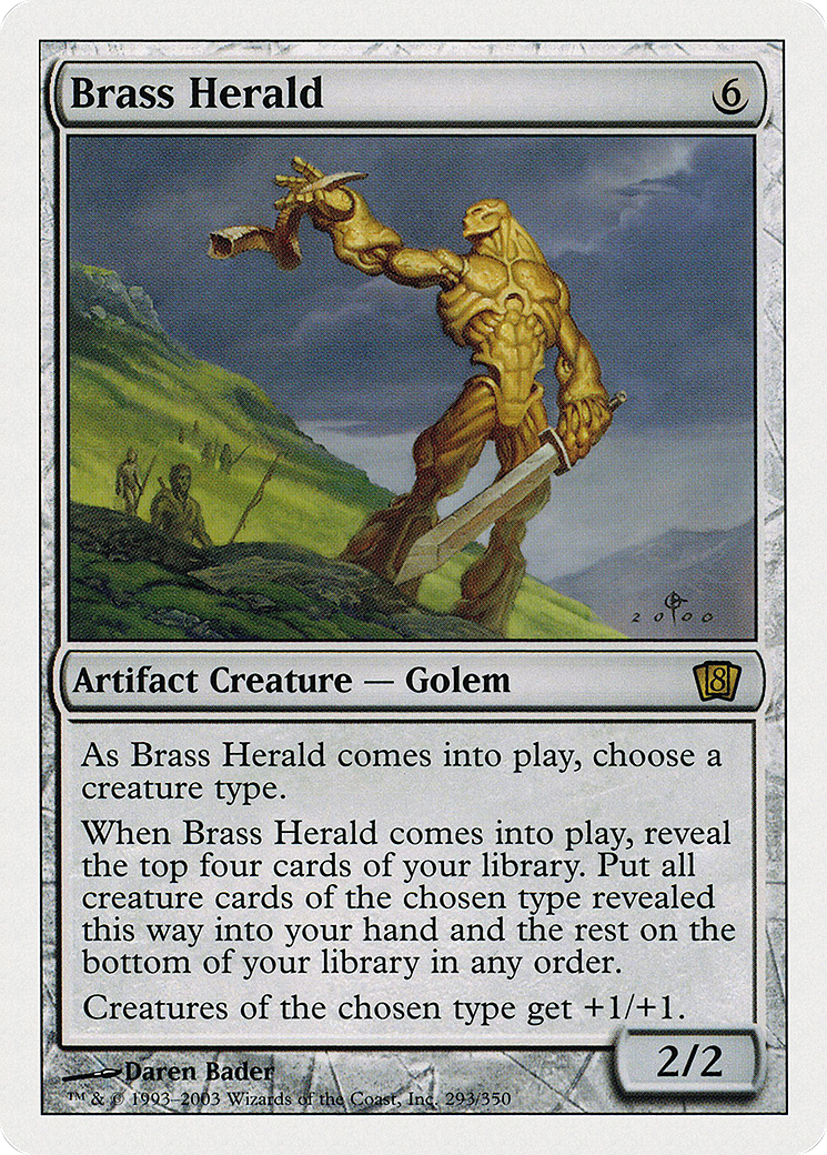 Brass Herald (293) Foil - Eighth Edition