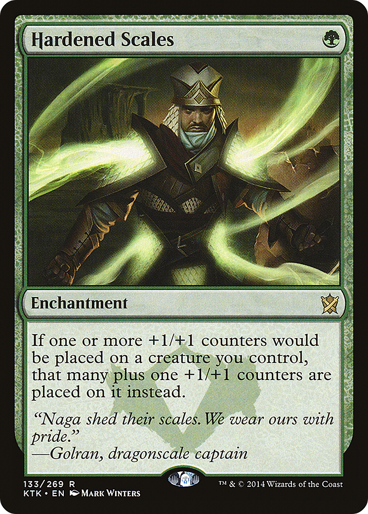 Hardened Scales (133) Foil - Khans of Tarkir