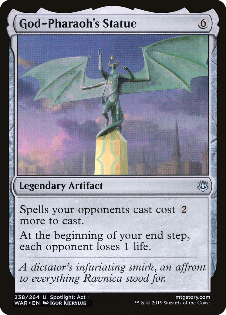 God-Pharaoh's Statue (238) Foil - War of the Spark