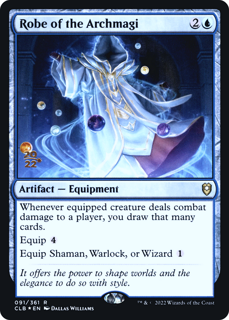 Robe of the Archmagi (091) Foil - Battle for Baldur's Gate Promos