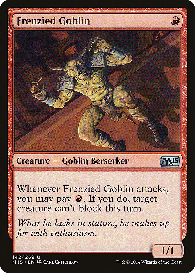 Frenzied Goblin (142) - Magic 2015