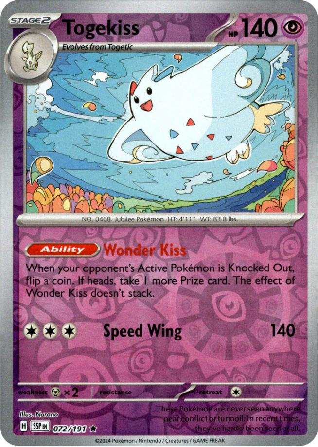 Togekiss (072/191) [Scarlet & Violet: Surging Sparks] | Silver Goblin