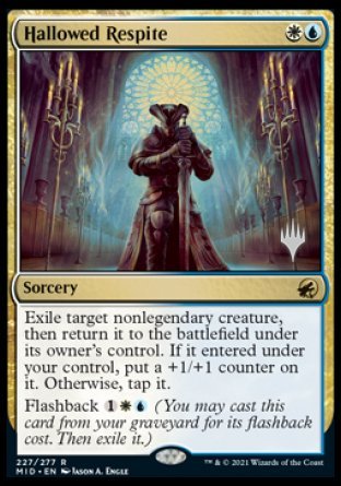 Hallowed Respite (Promo Pack) [Innistrad: Midnight Hunt Promos] | Silver Goblin