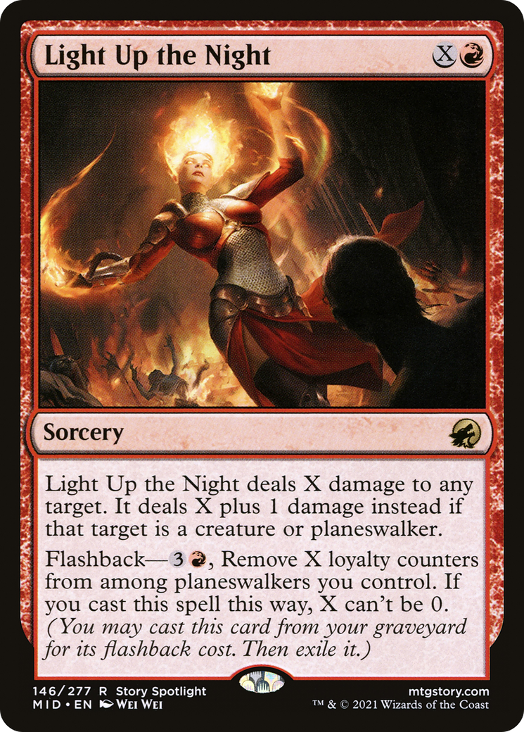Light Up the Night (146) Foil - Innistrad: Midnight Hunt