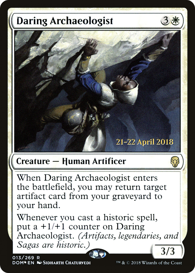 Daring Archaeologist (013) Foil - Dominaria Promos