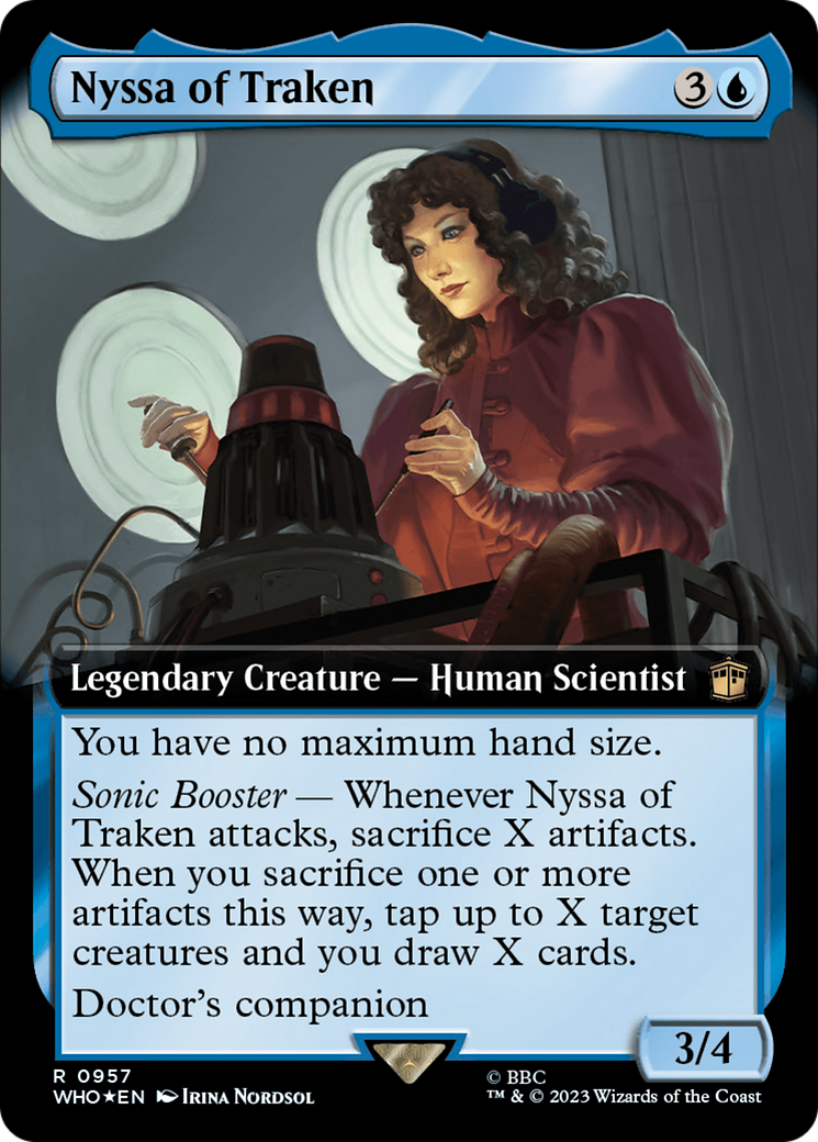 Nyssa of Traken (Extended Art) (Surge Foil) [Doctor Who] | Silver Goblin