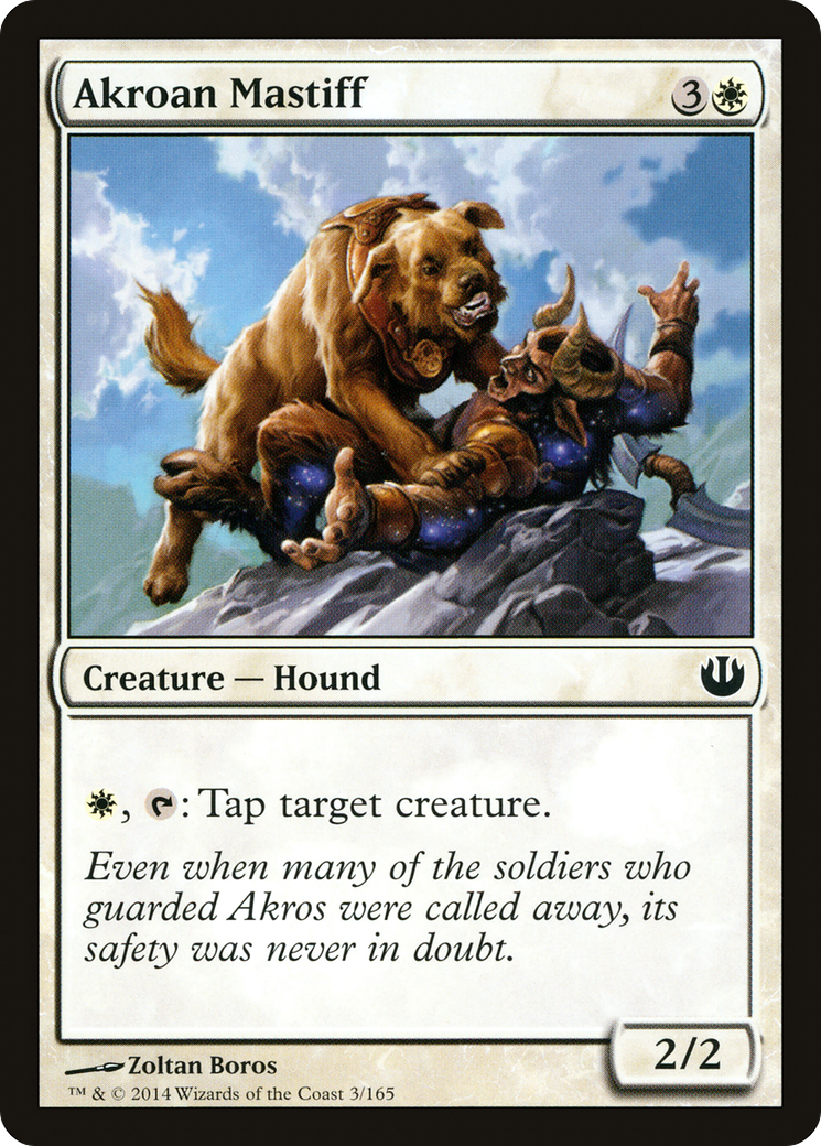 Akroan Mastiff [Journey into Nyx] Foil