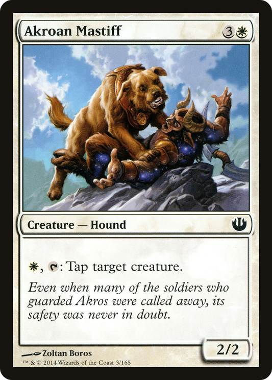 Akroan Mastiff [Journey into Nyx] Foil