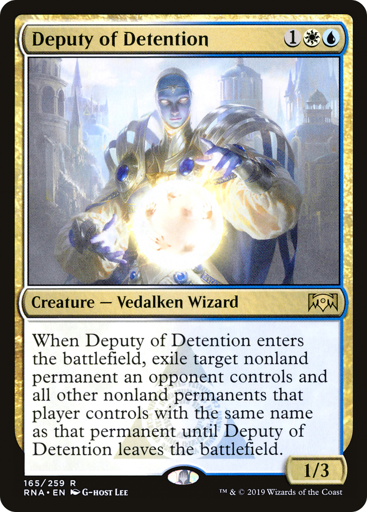 Deputy of Detention (165) - Ravnica Allegiance