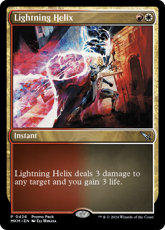 Lightning Helix (Promo Pack) [Murders at Karlov Manor Promos] Foil