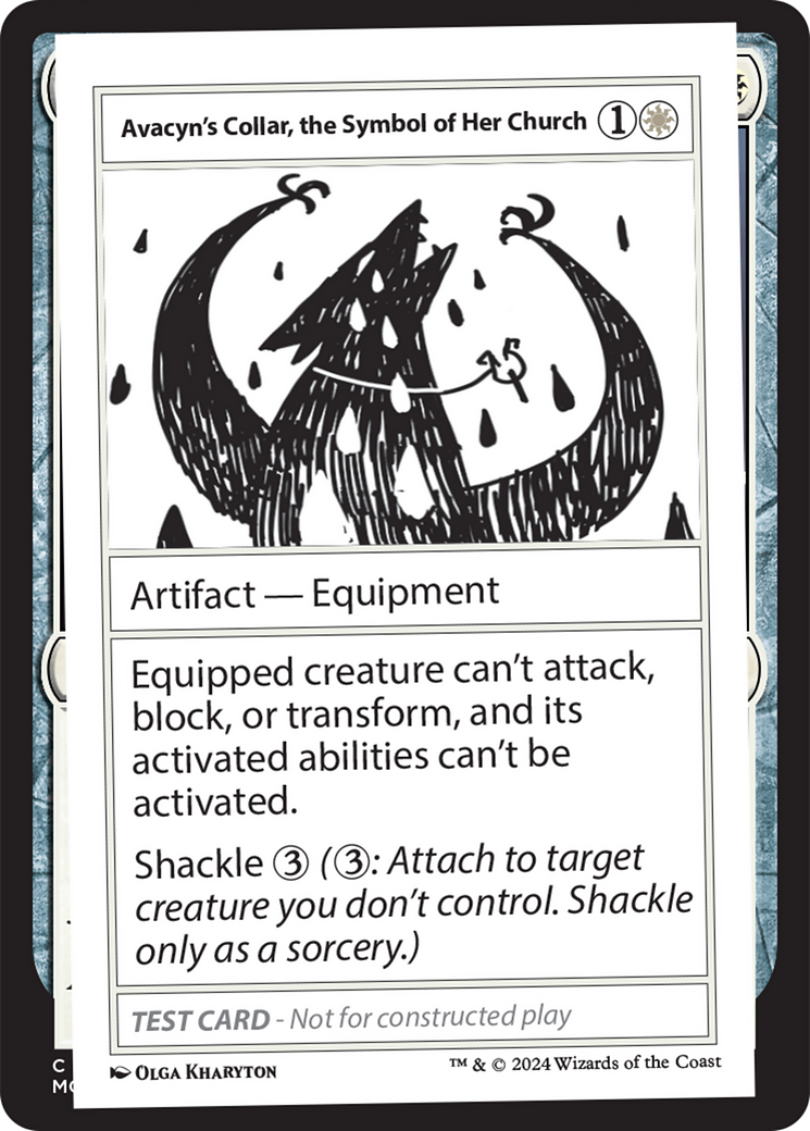 Avacyn's Collar, the Symbol of Her Church [Mystery Booster 2 Playtest Cards] | Silver Goblin