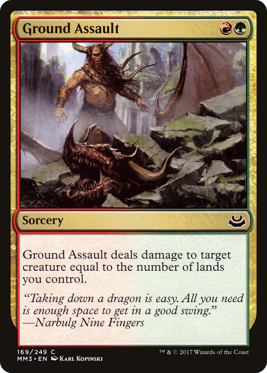Ground Assault [Modern Masters 2017] Foil