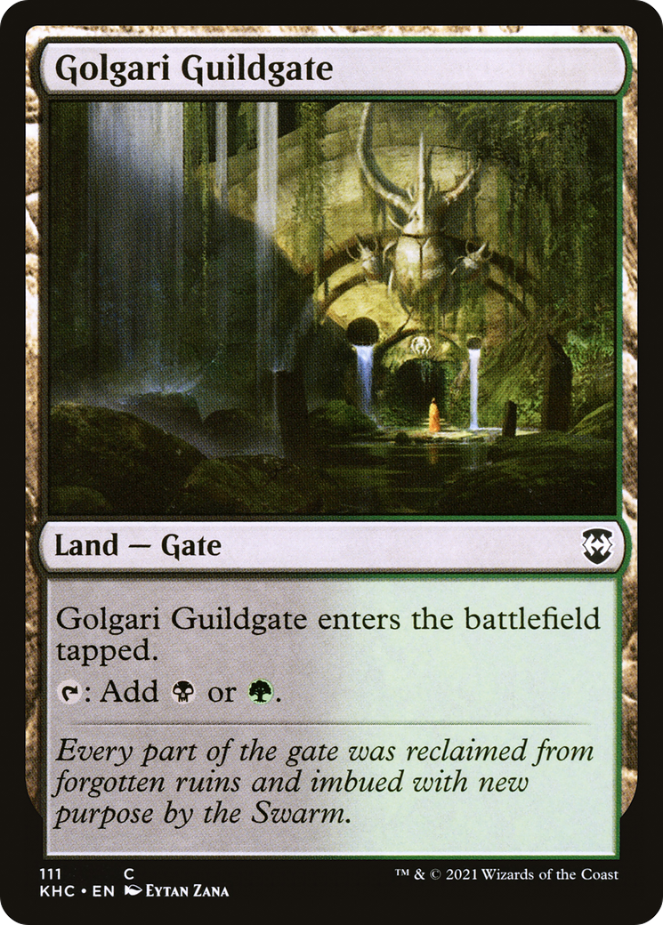 Golgari Guildgate (111) - Kaldheim Commander