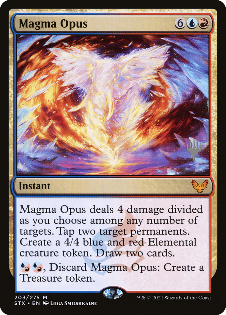 Magma Opus (203) Foil - Strixhaven: School of Mages Promos