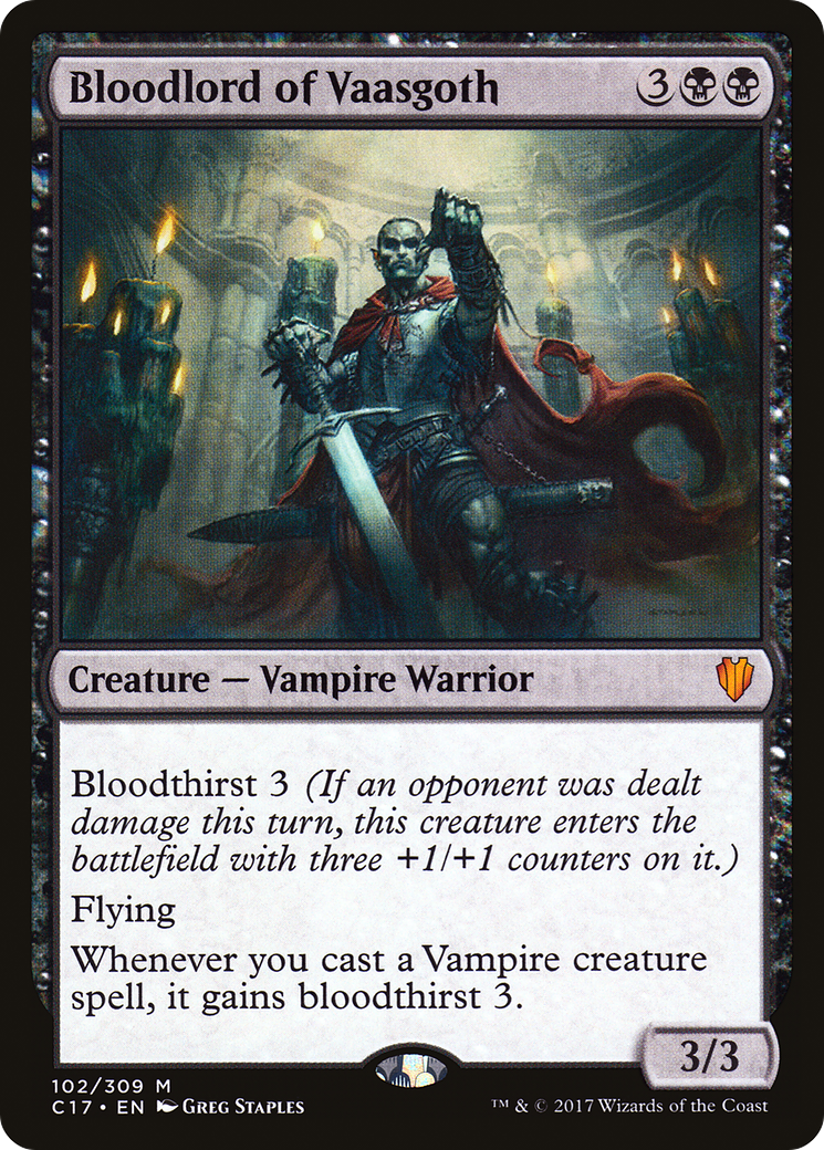 Bloodlord of Vaasgoth (102) - Commander 2017