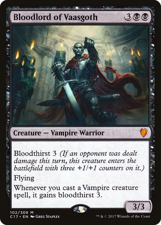 Bloodlord of Vaasgoth (102) - Commander 2017