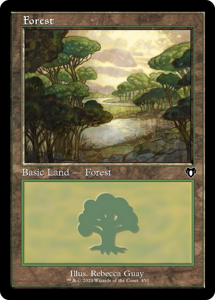 Forest (450) (Retro) [Commander Masters] | Silver Goblin