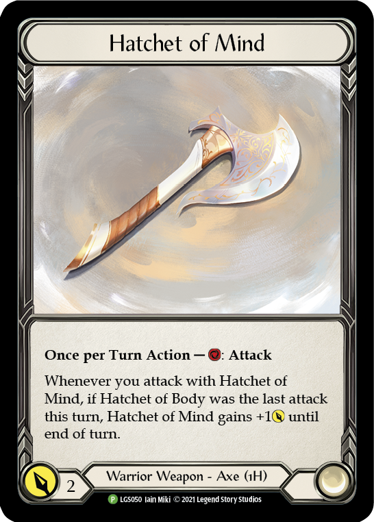 Hatchet of Mind [LGS050] (Promo)  Cold Foil | Silver Goblin