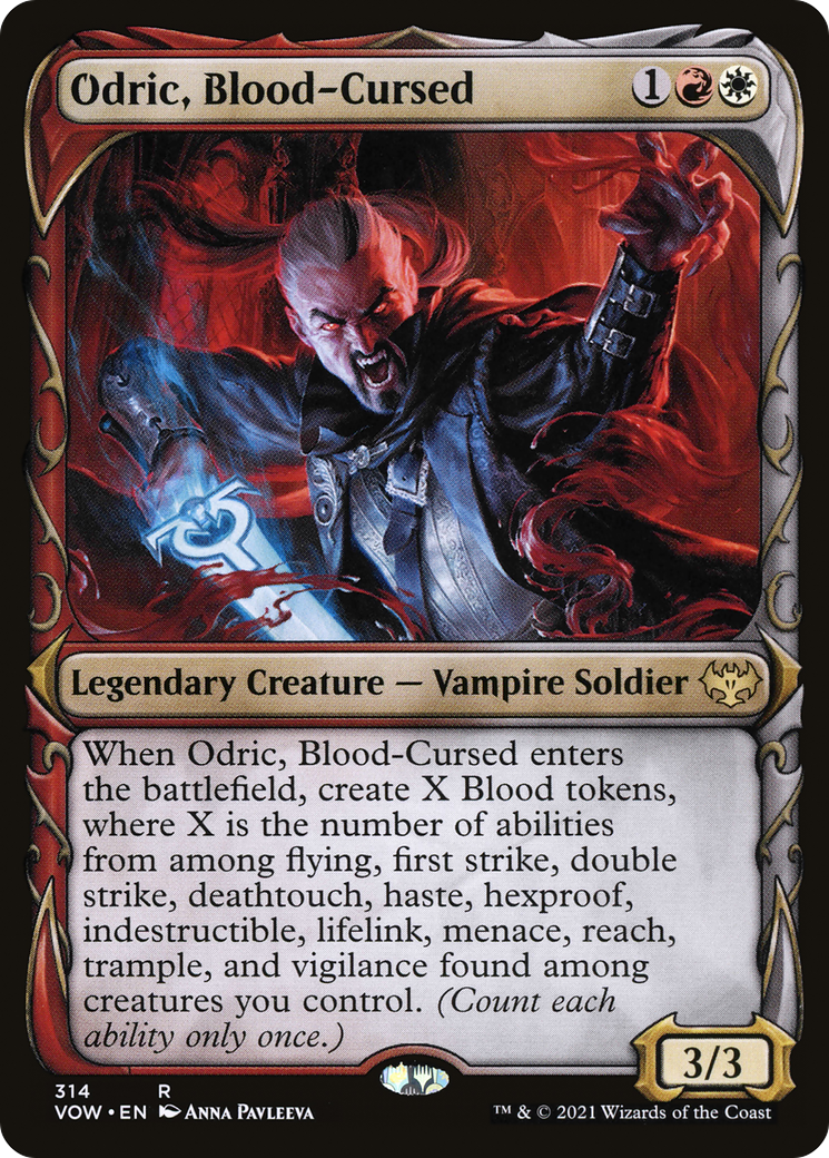 Odric, Blood-Cursed (Showcase) (314) - Innistrad: Crimson Vow