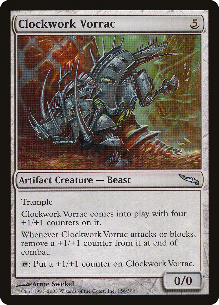 Clockwork Vorrac [Mirrodin] | Silver Goblin