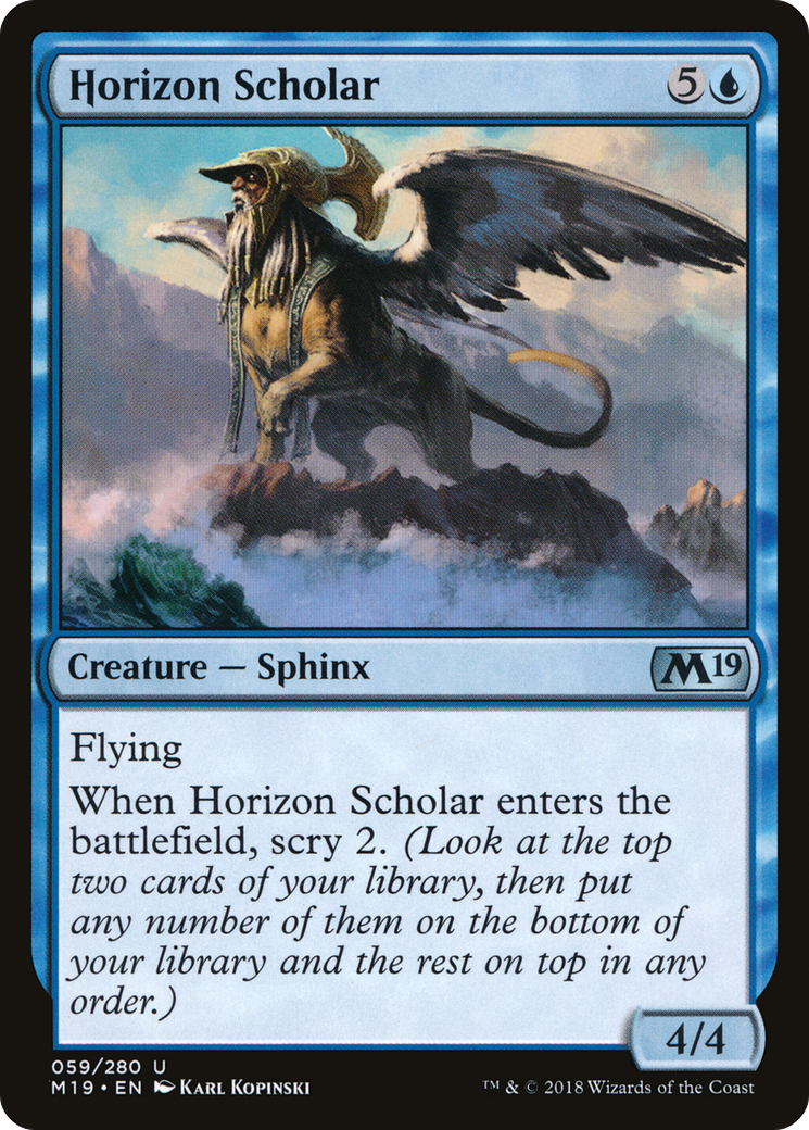 Horizon Scholar (059) Foil - Core Set 2019